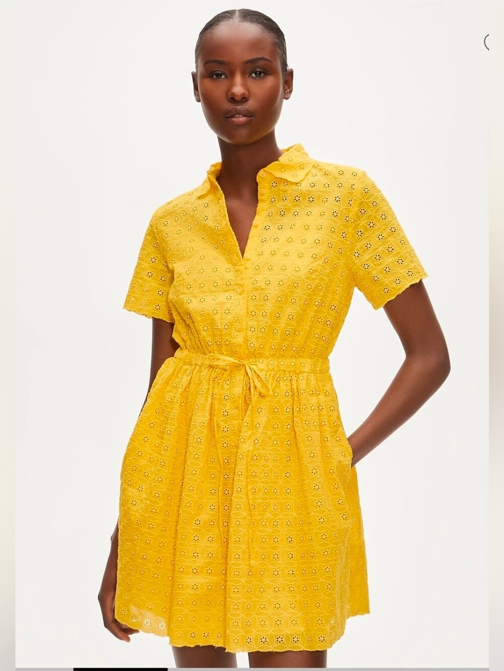 JCrew Mini Cerise Shirt Dress 2